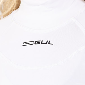 2024 Gul Womens Recore Short Sleeve UV Rashguard RG0330 - White